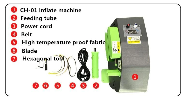 Custom portable inflator latest factory for package