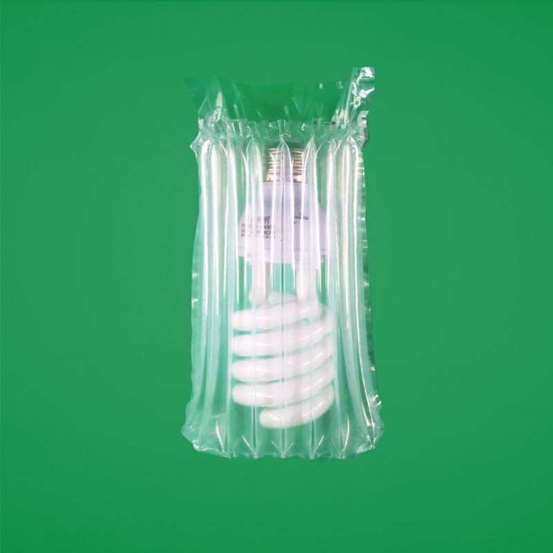 Shock-proof LED light air bag package,customized inflatable air buffer bag for different lamp size,excellent protection effect and beautiful shape