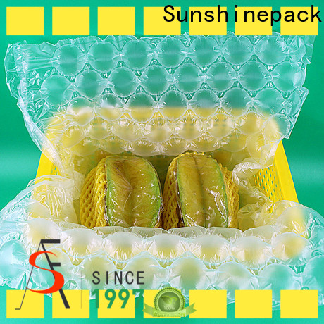 Sunshinepack logo pattern air pouch manufacturers for wrap