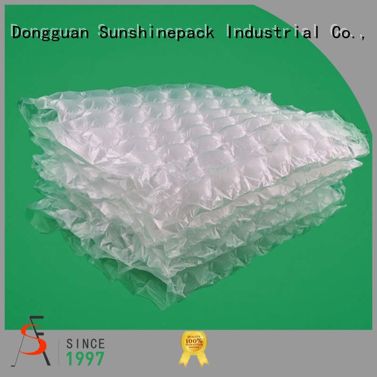 Sunshinepack logo pattern inflatable bubble wrap Supply for logistics
