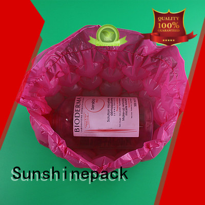 Sunshinepack suitable air bubble film roll packaging for logistics