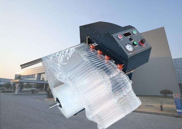 Inflate machine CLUQ-01,Multi-function Automatically inflate machine of AIR COLUMN ROLL,U/L/Q STYLE AIR COLUMN BAG IN ROLL.Q style air bag inflate machine