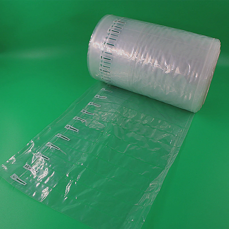 Air column roll film package materials with best shock-proof during shipment L300*H0.35M/roll,buffer film packing materials