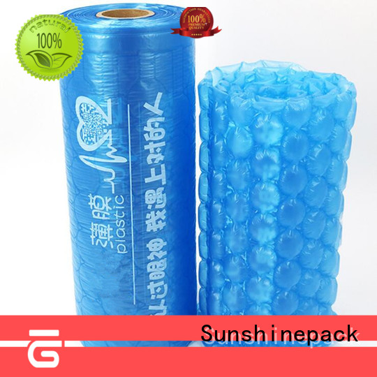 Sunshinepack logo pattern air fill packaging machine company for transportation