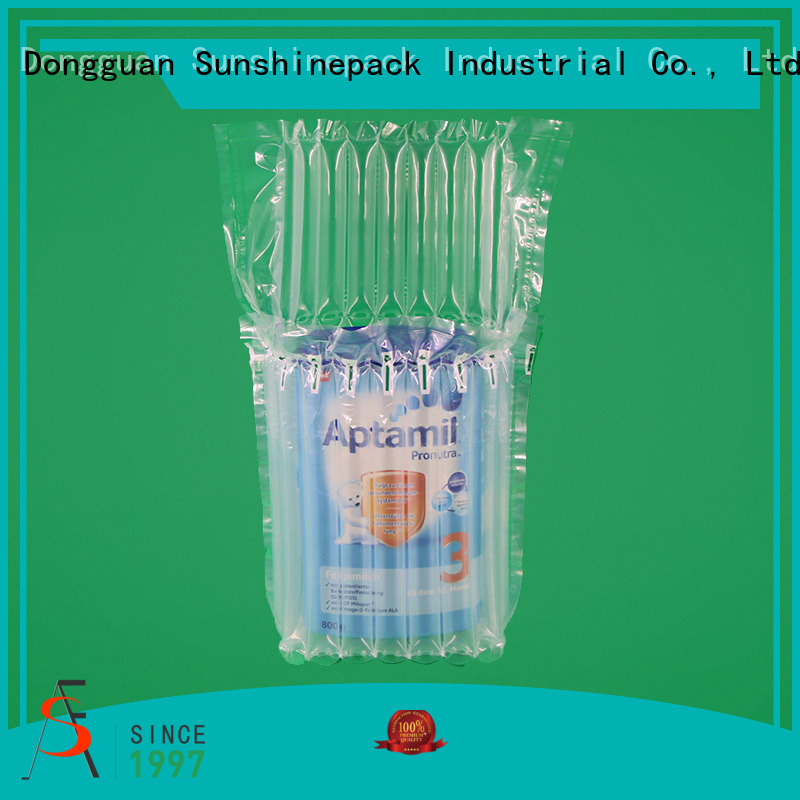air specialized air pouch packaging material Sunshinepack company