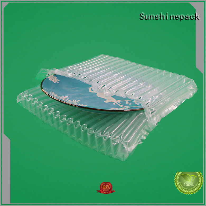 Great shock-proof dishes air cushion bag,best protection of porcelain bowl during shipment.Airbag Packing Manufacturer