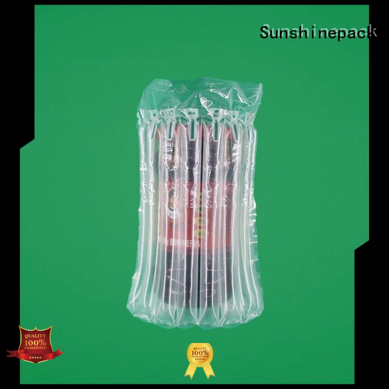 U-shaped air column bag of capsicum sauce , cushioning and shock-proof express delivery protective bag,explosion-proof and crushing-proof air bag packing