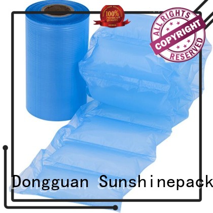 roll packaging air cushion bag logo pattern for logistics Sunshinepack